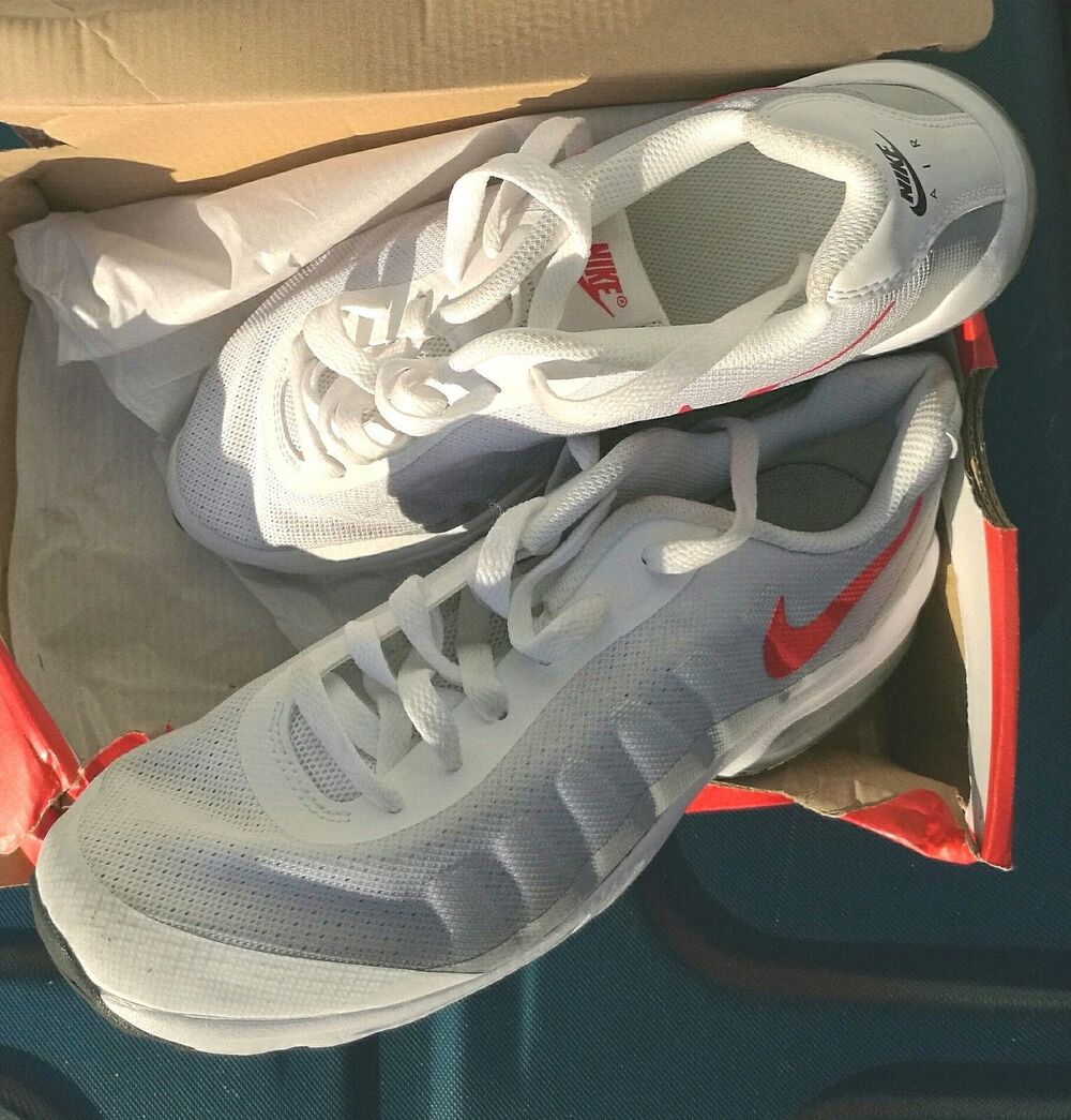 Nike for Girls Air Max CZ4194-100 white lace up low top running size shoes 6.5Y